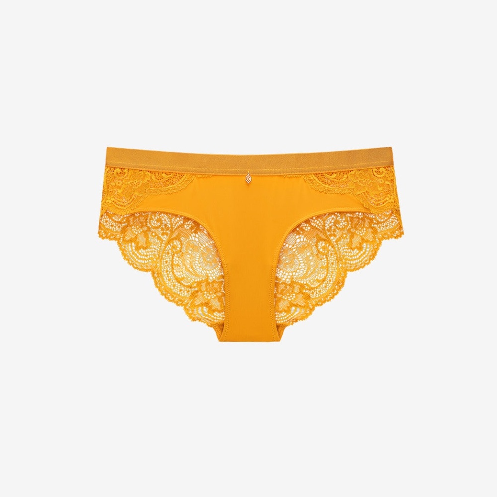 Lace Back Cheeky Panties | Sunny | Large